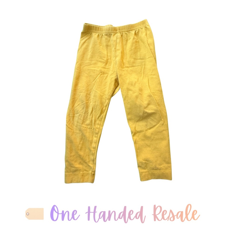 🌅 Carter's Kids Bright Sunny Yellow Kids Leggings Girls Soft Stretchy 18M